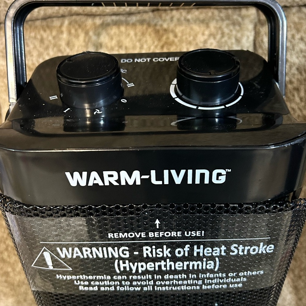 NEW…Warm-Living 16.5” Oscillating Ceramic Space Heater/Fan - Picture 5 of 7